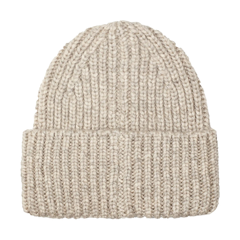 UGG Womens Chunky Rib Logo Beanie 20061-LGRY Light Grey