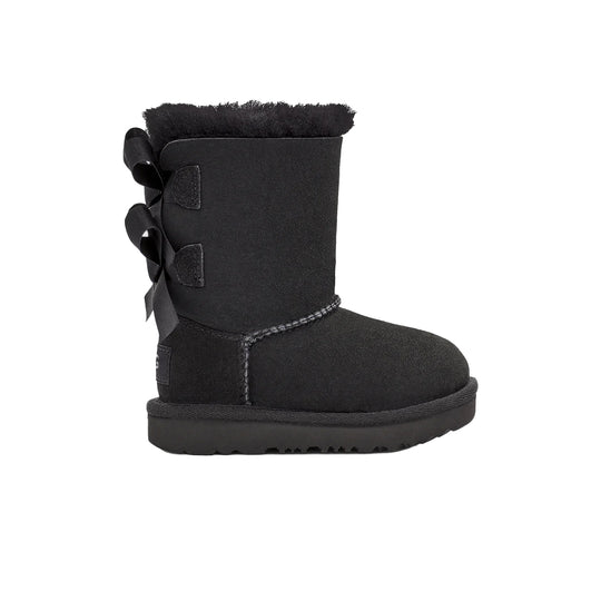 UGG Kids Bailey Bow II Boots 3280K-BLK Black