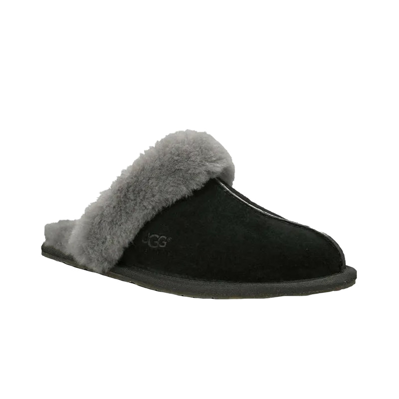 UGG Womens Scuffette II Slippers 5661-BKGY Black/Grey