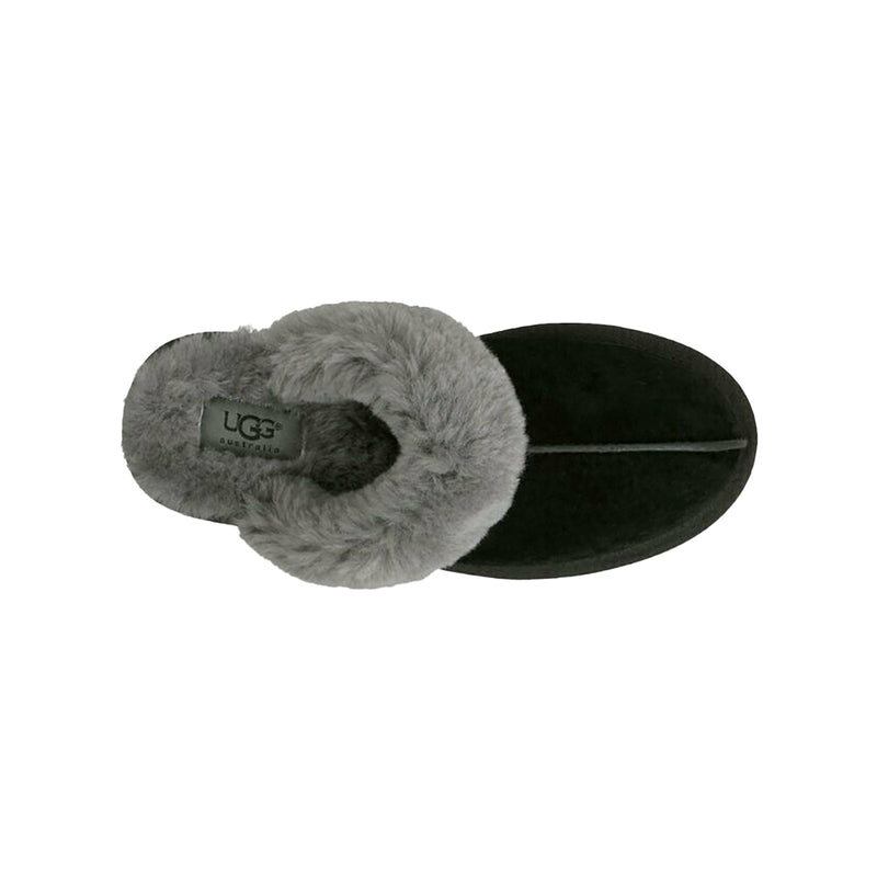 UGG Womens Scuffette II Slippers 5661-BKGY Black/Grey