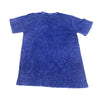 Urban Beast Mens Acid Wash Crew Neck T-Shirt UB3011 Blue