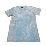 Urban Beast Mens Acid Wash Crew Neck T-Shirt UB3011 Tiffany Blue