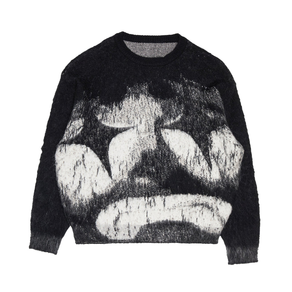 valabasas ニット セーター Valabasas Komodo Men's Distressed Black/Red/Royal Blue knitted