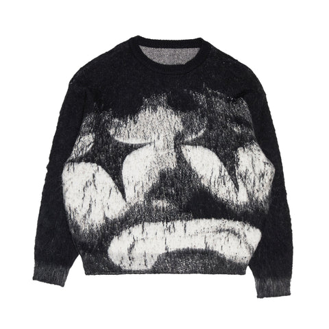 VALABASAS バラバサス　ニット　セーター Y2K Valabasas Altered Crewneck (Black) VLBS-VCR1-1001