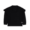 Valabasas Mens What Crew Neck Sweater VLBS-VCN2-1007 Black
