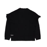 Valabasas Mens What Crew Neck Sweater VLBS-VCN2-1007 Black