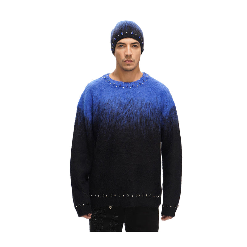 Valabasas Mens Arranged Sweatshirt VLBS-VCR1-1005-BLU Blue