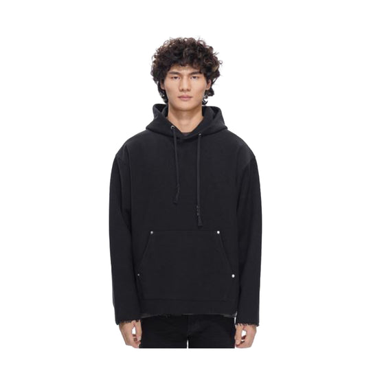 Valabasas Mens Hand It Pullover Hoodie VLBS-VHD1-1010-BLK Black