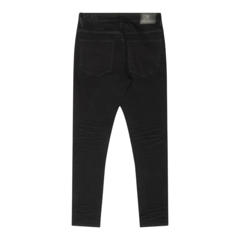 Valabasas Mens Mr. 4 Way Stretch Slim Fit Jeans VLBS-VJ1-1004 Jet Black