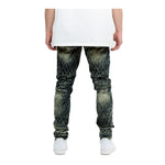 Valabasas Mens Drift Skinny Fit Jeans VLBS-VJ2-1025 Blue Vintage