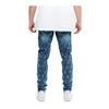 Valabasas Mens Drift Skinny Fit Jeans VLBS-VJ2-1025 Blue Washed