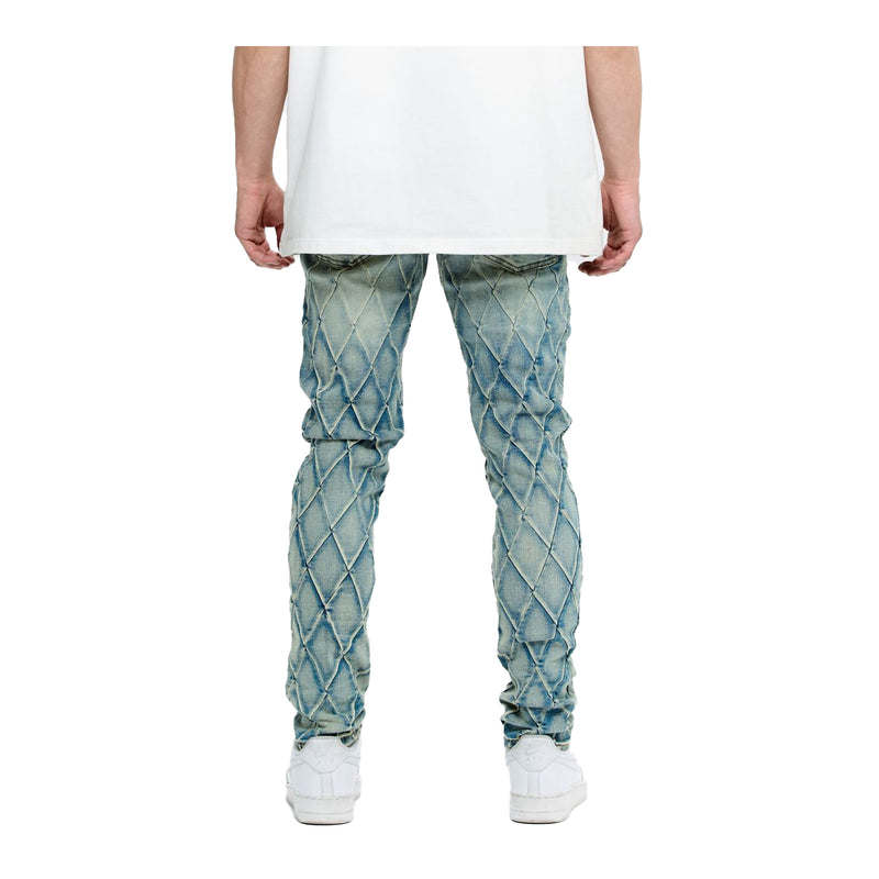 Valabasas Mens Drift Skinny Fit Jeans VLBS-VJ2-1025 Lt. Vintage Blue