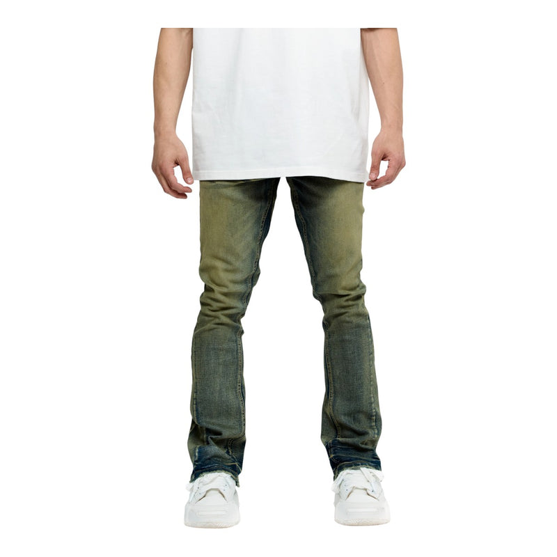 Valabasas Mens Mr. Stacked Jeans VLBS-VJ3-1005 Vintage Wash