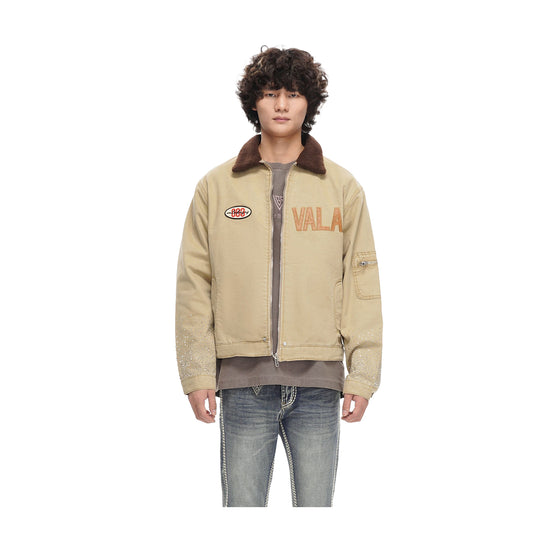Valabasas Mens Hopper Jacket VLBS-VJK1-1041-KHKI Khaki