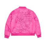 Valabasas Mens First Class Bomber Jacket VLBS-VJK6-1001 Fuschia