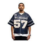 Valabasas Mens Raid Football Jersey VLBS-VT4-1032 Navy
