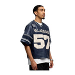 Valabasas Mens Raid Football Jersey VLBS-VT4-1032 Navy