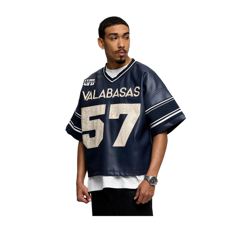 Valabasas Mens Raid Football Jersey VLBS-VT4-1032 Navy