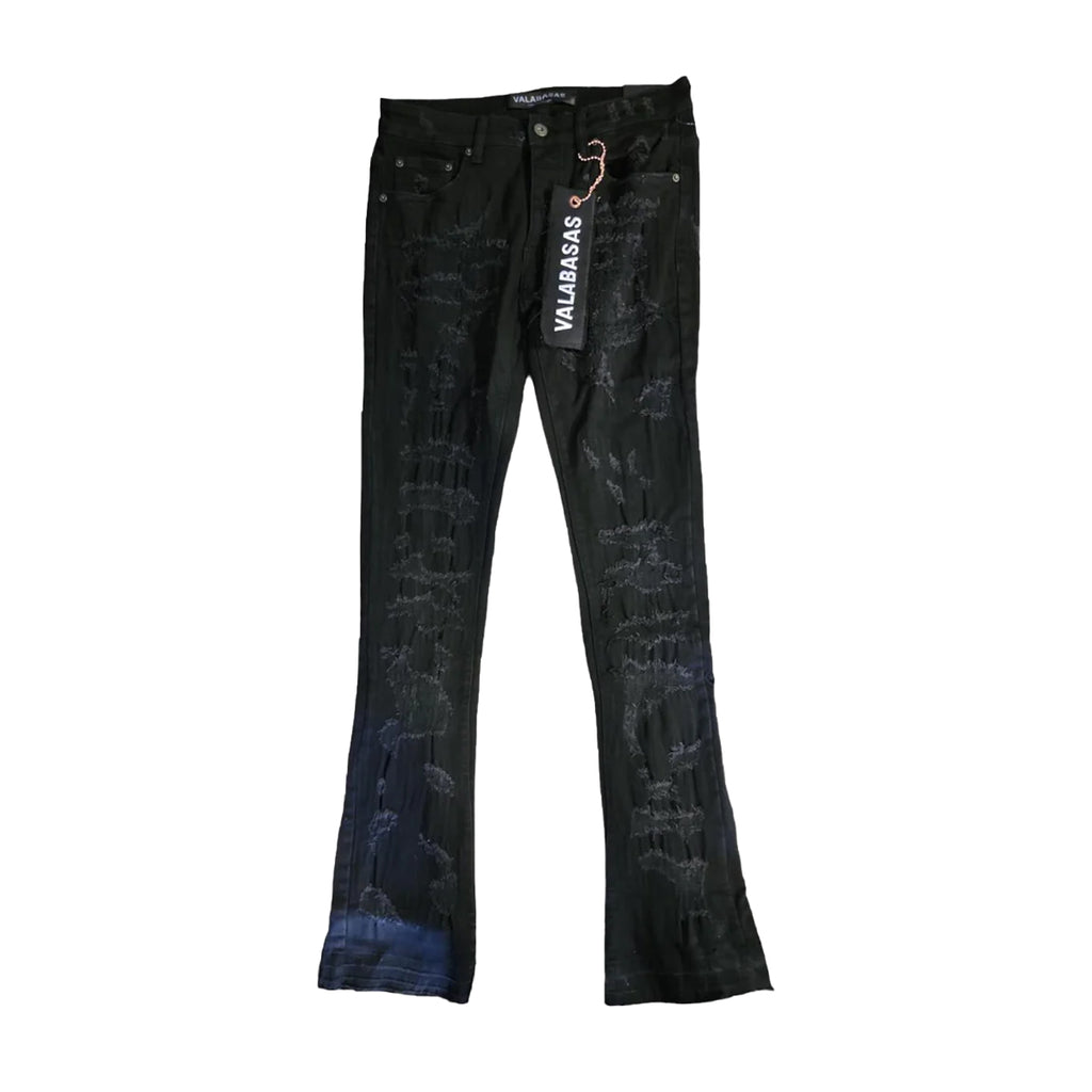 パンツ VALABASAS black denim size30 Valabasas Essence Black Straight Jean – DR STYLZ