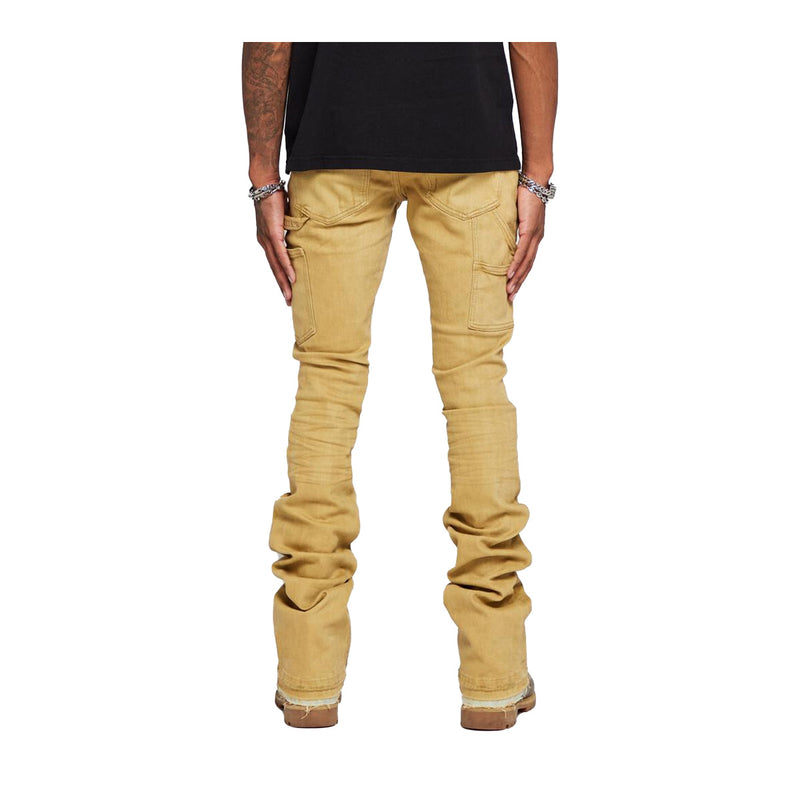Valabasas Mens Mr. Extendo 2.0 Super Stacked Skinny Fit Jeans VLBS2321 Mocha