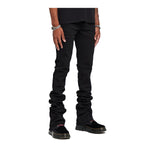 Valabasas Mens Mr. Extendo 2.0 Super Stacked Skinny Fit Jeans VLBS2354 Black