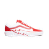 Vans Unisex Bolt 2-Tone Old Skool Skateboarding Shoes VN0009Q56RT Red/True White