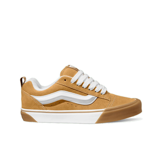 Vans Unisex Knu Skool Skateboarding Shoes VN0009QCBLS Gum Bumper Honey Yellow