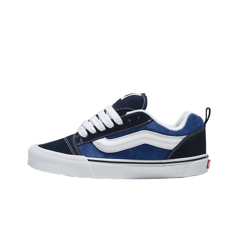 Vans Unisex Knu Skool Skateboarding Shoes VN0009QCNWD Navy/True White