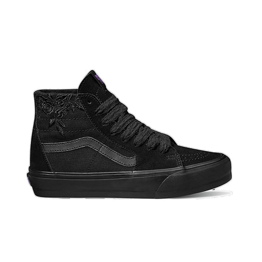 Vans Unisex Sk8-Hi Tapered Skateboarding Shoes VN000D1SBKA In The Shadows Black/Black