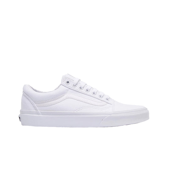 Vans Unisex Old Skool Low Top Shoes VN000D3HW00 True White