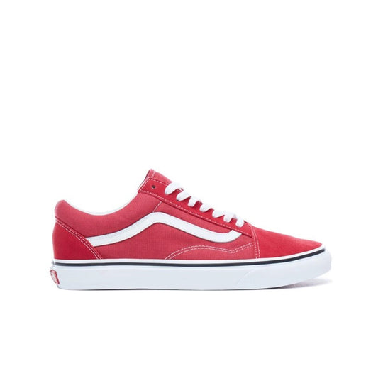 Vans Unisex Old Skool Skateboarding Shoes VN0A38G1Q9U Crimson/White