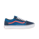 Vans Mens Tri-Tone Era ComfyCush Skateboarding Shoes VN0A3WM91RP Dress Blues/Blue/Red