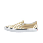 Vans Unisex Checkerboard Classic Slip-On Skateboarding Shoes VN0A4BV31G9 Cornstalk/True White