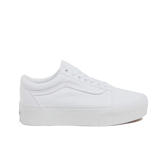 Vans Unisex Fu Old Skool Stackform Low Top Shoes VN0A7Q5MW00 True White