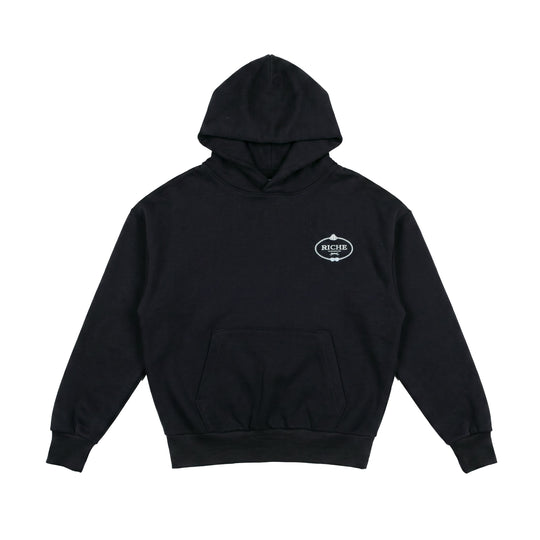 Vie Riche Mens Blank Pullover Hoodie BKHD101-BLK Black