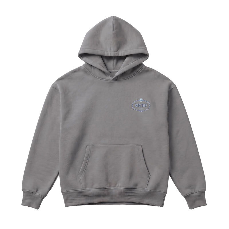 Vie Riche Mens Blank Pullover Hoodie BKHD101-LGY Light Grey