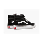 Vans Kids Sk8-Hi Skateboarding Shoes (4 Big Kid M, Black/True White)
