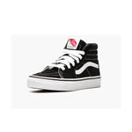 Vans Kids Sk8-Hi Skateboarding Shoes (3.5 Big Kid M, Black/True White)