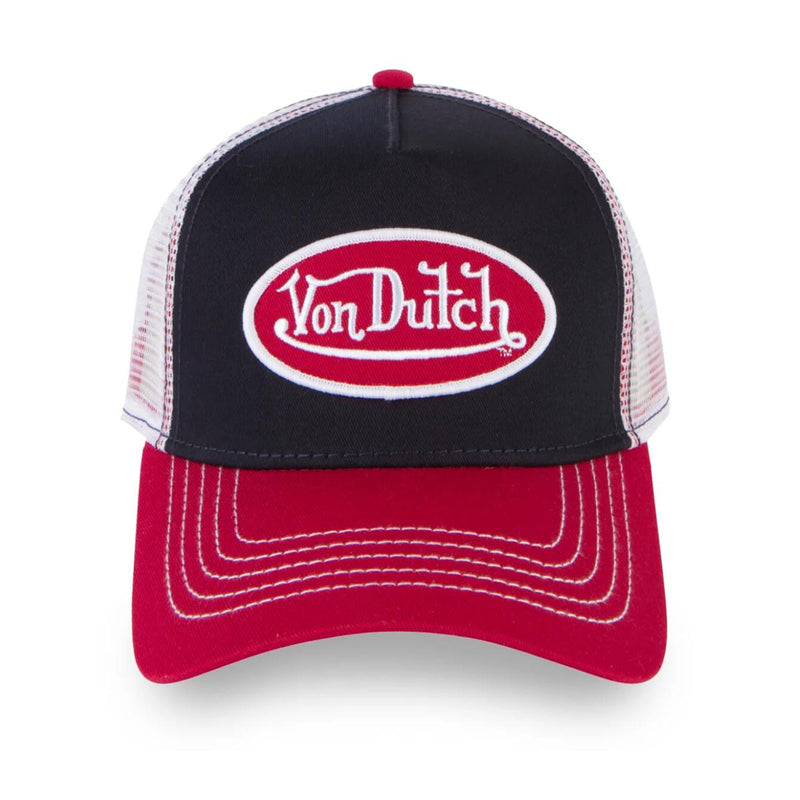Von Dutch Unisex Trucker Hat Navy/Red