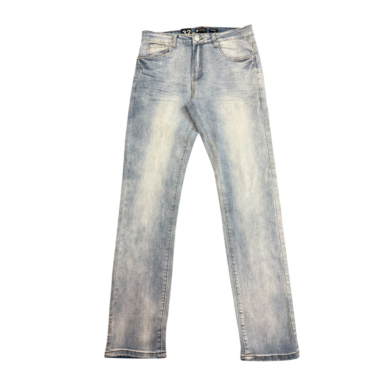 Waimea Mens Denim Slim Fit Jeans M8248DB-BW Blue Wash