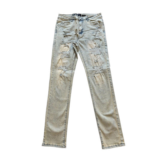 Waimea Mens Denim Skinny Fit Jeans M8770DA-AN Antique Blue
