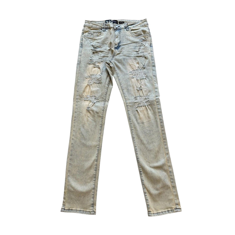 Waimea Mens Denim Skinny Fit Jeans M8770DA-AN Antique Blue