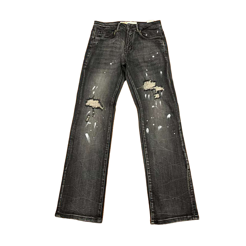 Waimea Mens Relaxed Jeans M8823D-BKLKWA Black Wash