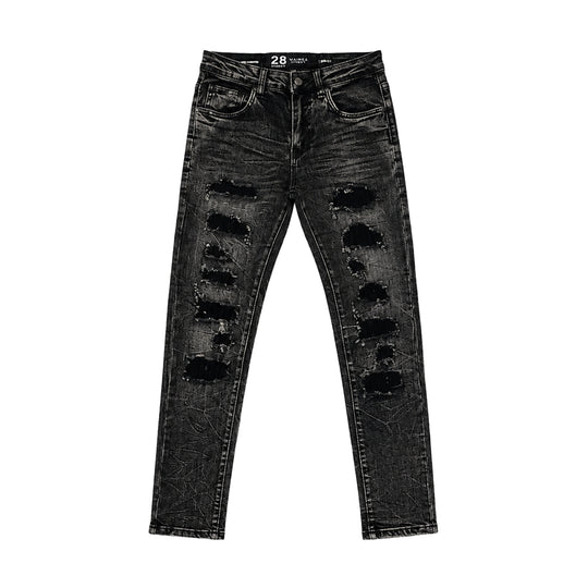 Waimea Mens Skinny Fit Jeans M8896DA-CH Charcoal Wash