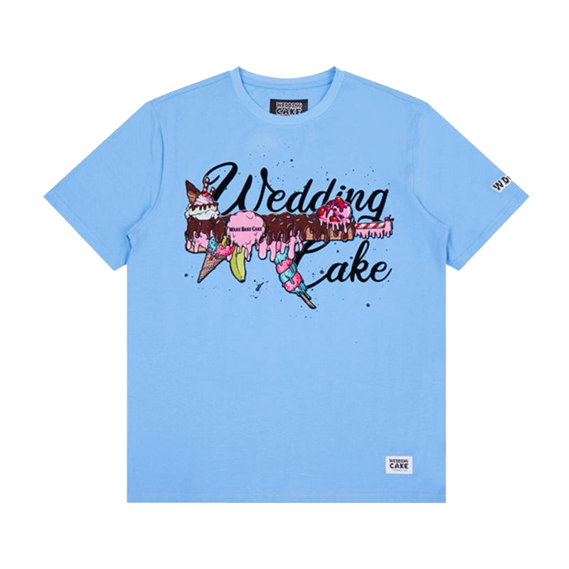 Wedding Cake Mens Fun Gun T-Shirt WC1970428-UNI Universal Blue