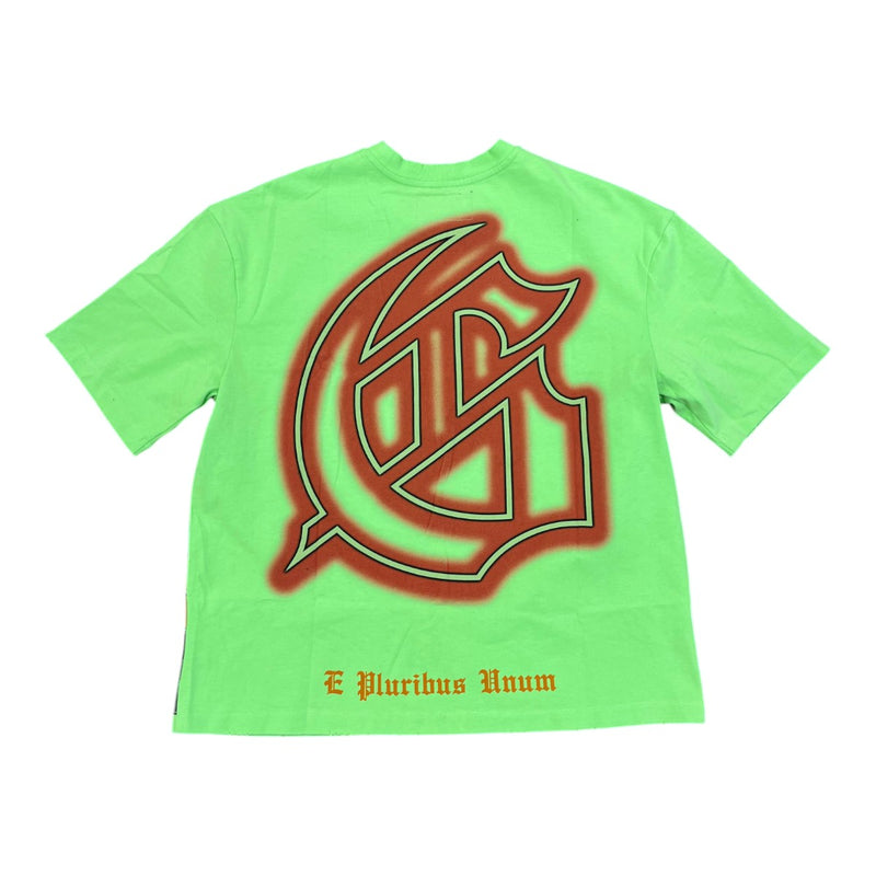 Godspeed Mens Surf Shop Crew Neck T-Shirt Lime