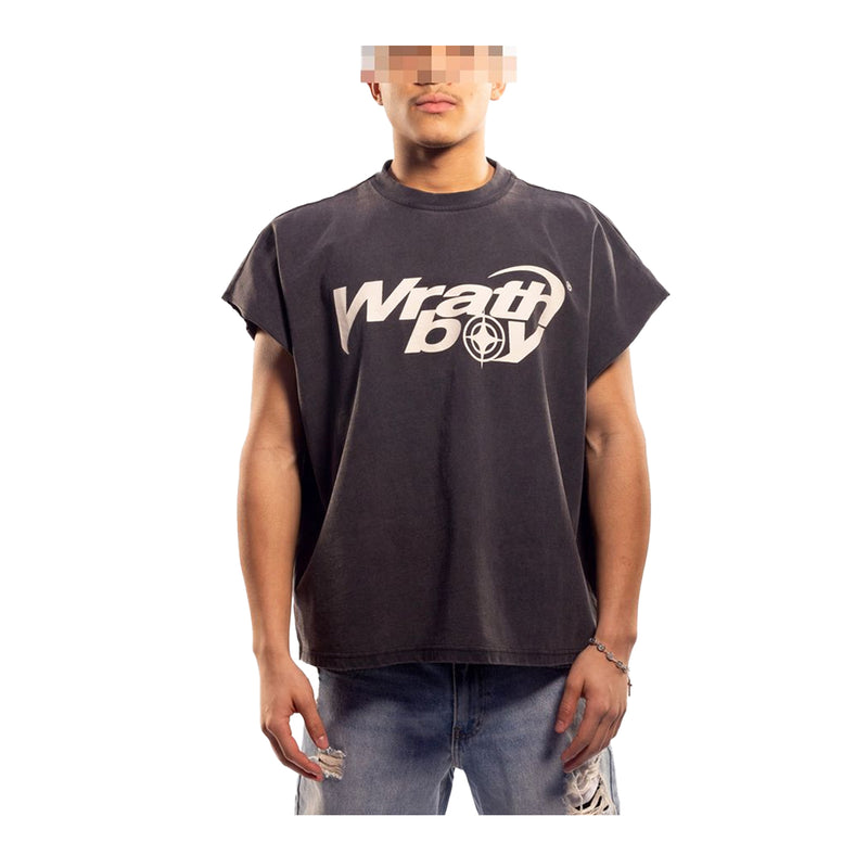 Wrathboy Mens Reaper Sleeveless T-Shirt WB05-114 Black