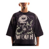 Wrathboy Mens Sin Now Cry Later Crew Neck T-Shirt WB05-115 Black