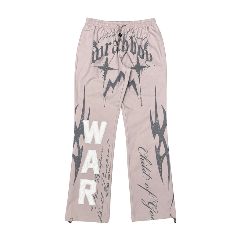 Wrathboy Mens Child Of God Track Pants WB622-MOC Mocha