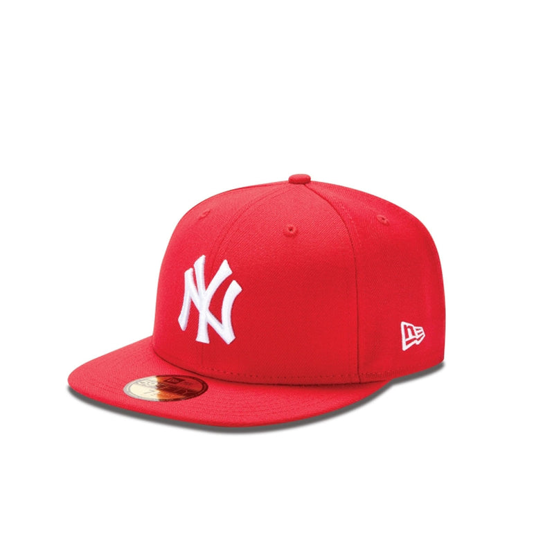 Mlb New York Yankees Scarlet With White 59Fifty Fitted Cap, 9